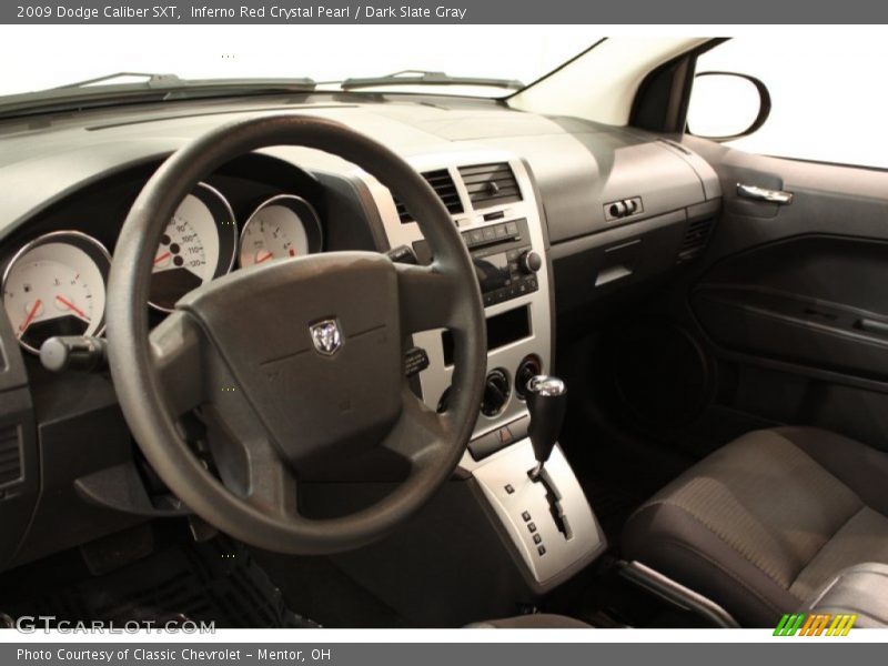 Inferno Red Crystal Pearl / Dark Slate Gray 2009 Dodge Caliber SXT