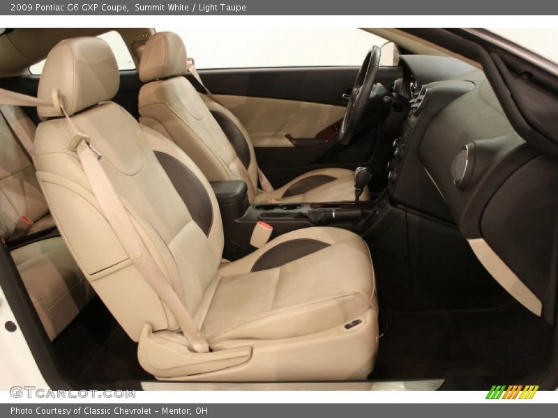 Front Seat of 2009 G6 GXP Coupe
