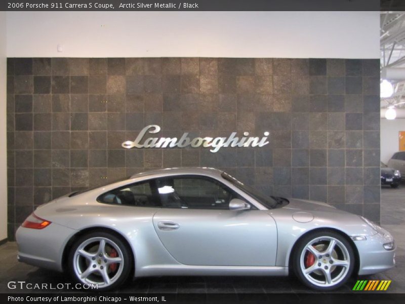 Arctic Silver Metallic / Black 2006 Porsche 911 Carrera S Coupe