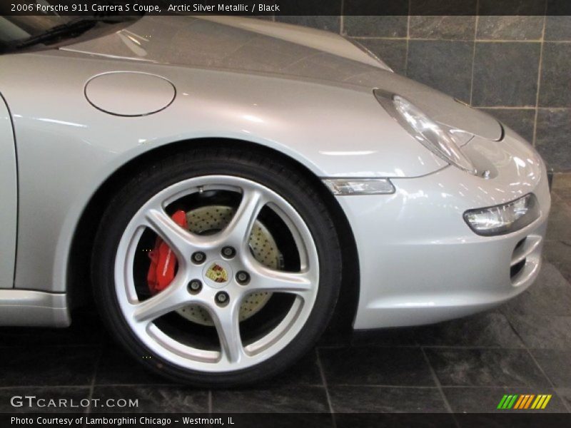 Arctic Silver Metallic / Black 2006 Porsche 911 Carrera S Coupe