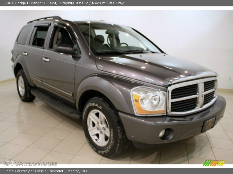 Graphite Metallic / Medium Slate Gray 2004 Dodge Durango SLT 4x4