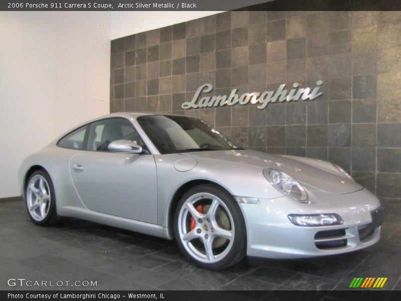 Arctic Silver Metallic / Black 2006 Porsche 911 Carrera S Coupe