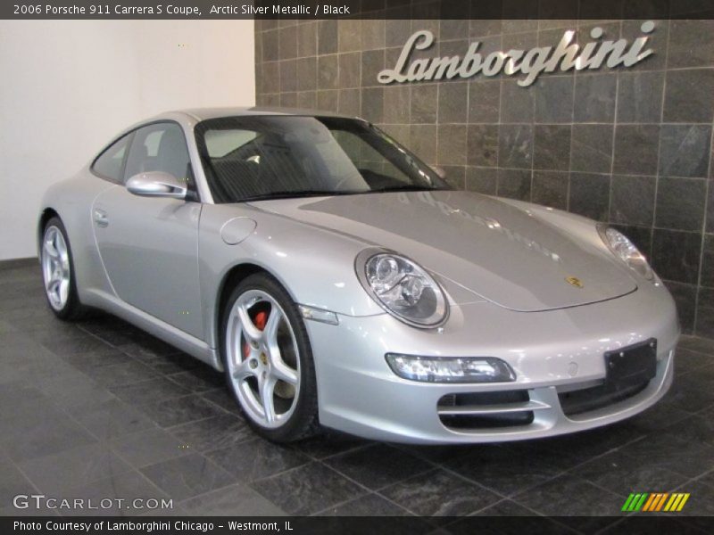 Arctic Silver Metallic / Black 2006 Porsche 911 Carrera S Coupe