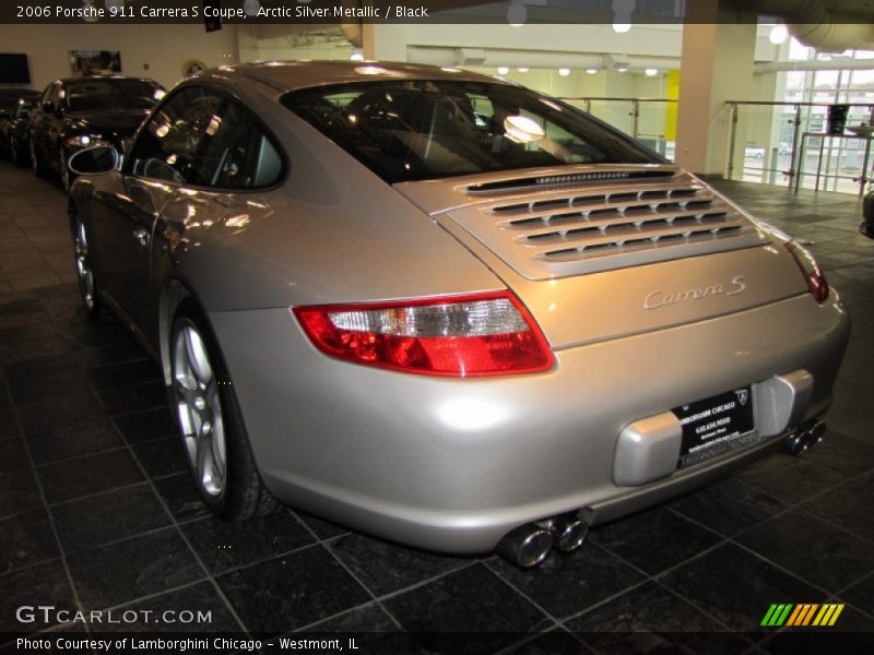 Arctic Silver Metallic / Black 2006 Porsche 911 Carrera S Coupe