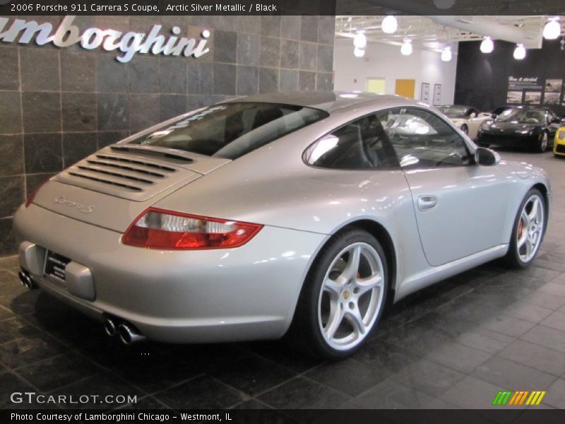 Arctic Silver Metallic / Black 2006 Porsche 911 Carrera S Coupe