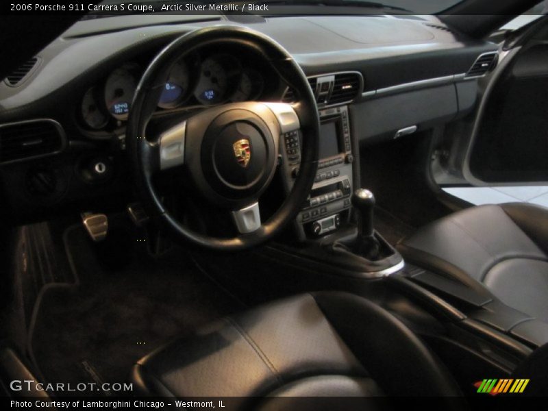 Arctic Silver Metallic / Black 2006 Porsche 911 Carrera S Coupe