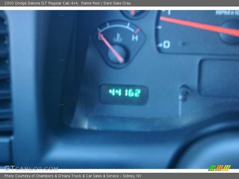 Flame Red / Dark Slate Gray 2003 Dodge Dakota SLT Regular Cab 4x4