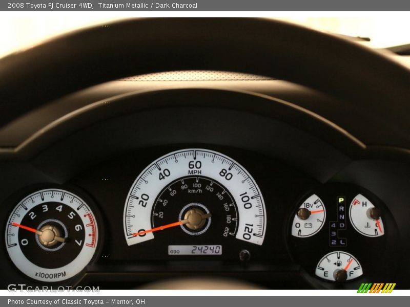 Titanium Metallic / Dark Charcoal 2008 Toyota FJ Cruiser 4WD