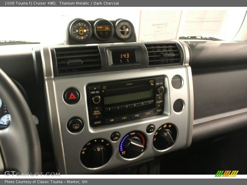 Titanium Metallic / Dark Charcoal 2008 Toyota FJ Cruiser 4WD