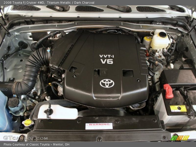 Titanium Metallic / Dark Charcoal 2008 Toyota FJ Cruiser 4WD