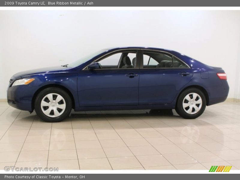 Blue Ribbon Metallic / Ash 2009 Toyota Camry LE