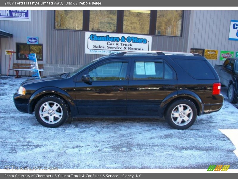 Black / Pebble Beige 2007 Ford Freestyle Limited AWD