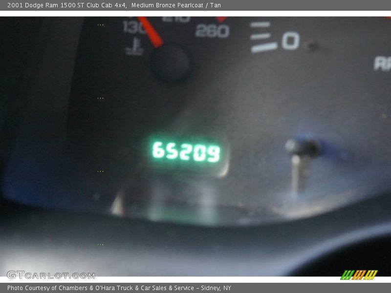 Medium Bronze Pearlcoat / Tan 2001 Dodge Ram 1500 ST Club Cab 4x4