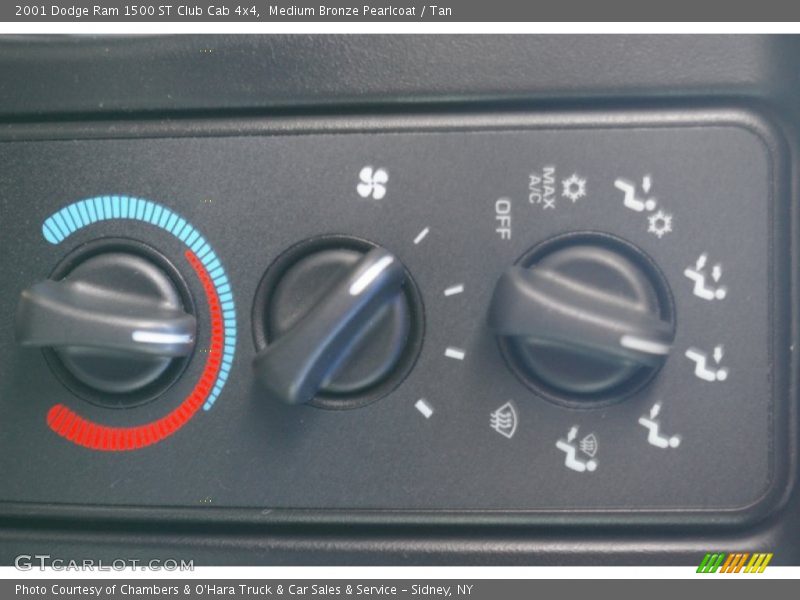 Controls of 2001 Ram 1500 ST Club Cab 4x4
