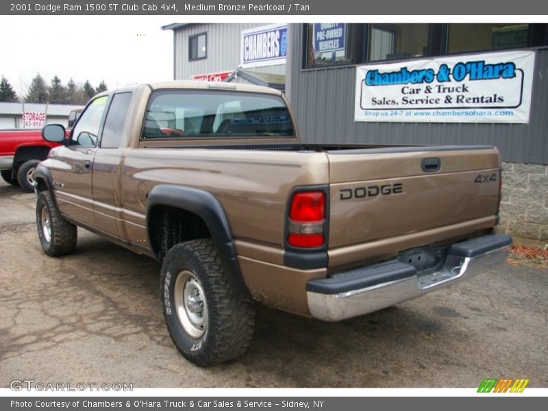 Medium Bronze Pearlcoat / Tan 2001 Dodge Ram 1500 ST Club Cab 4x4