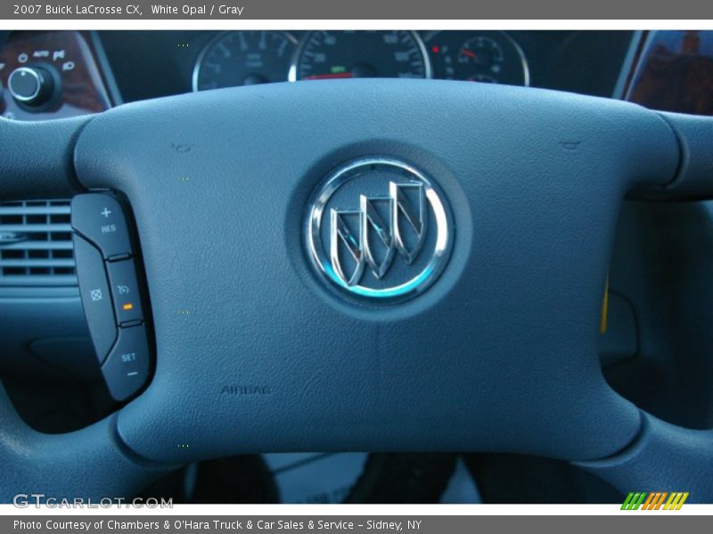 White Opal / Gray 2007 Buick LaCrosse CX