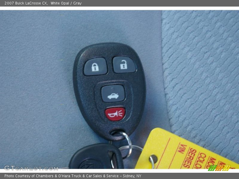 White Opal / Gray 2007 Buick LaCrosse CX