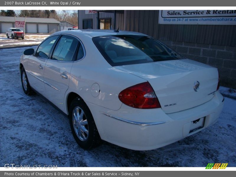 White Opal / Gray 2007 Buick LaCrosse CX