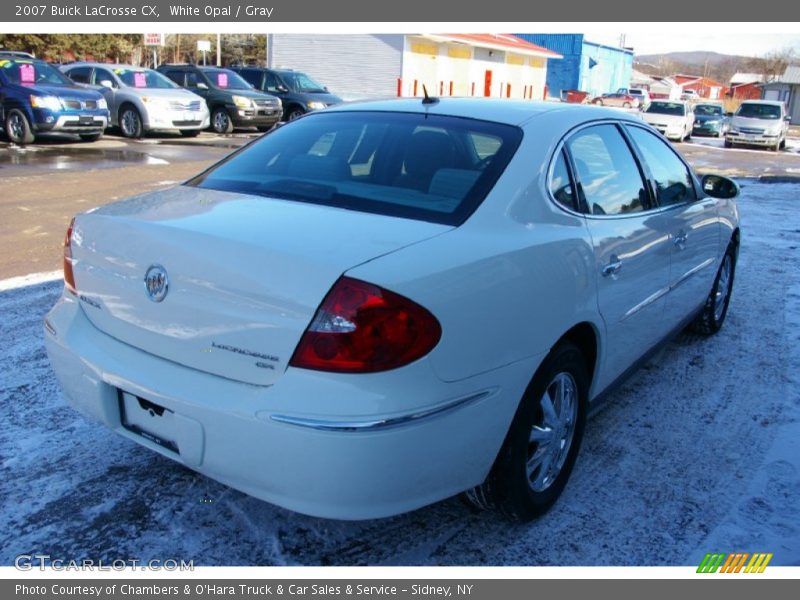 White Opal / Gray 2007 Buick LaCrosse CX