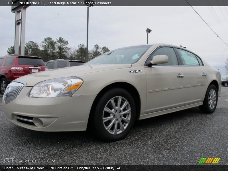 Sand Beige Metallic / Cocoa/Cashmere 2011 Buick Lucerne CXL