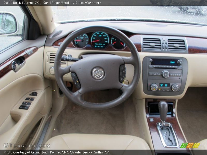 Sand Beige Metallic / Cocoa/Cashmere 2011 Buick Lucerne CXL