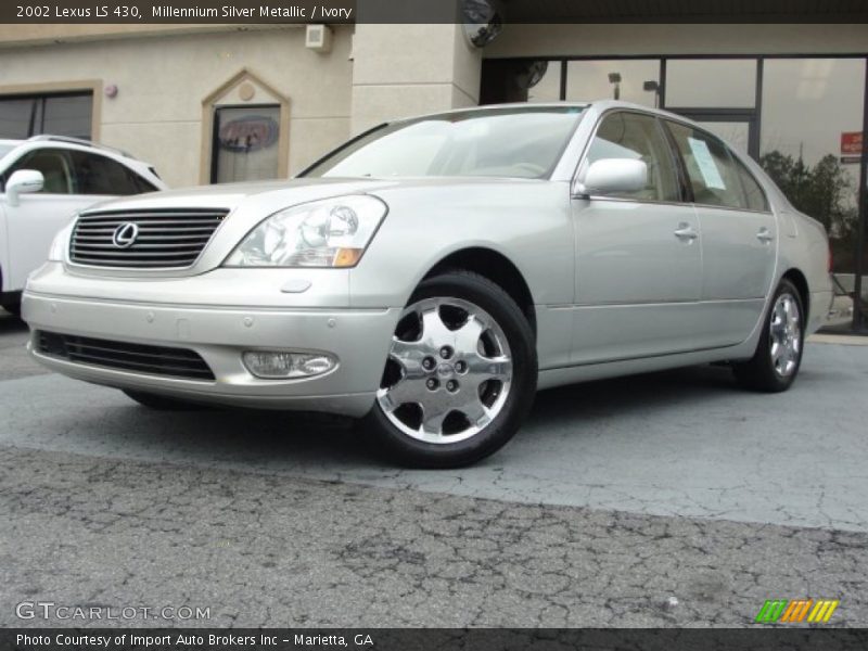 Millennium Silver Metallic / Ivory 2002 Lexus LS 430