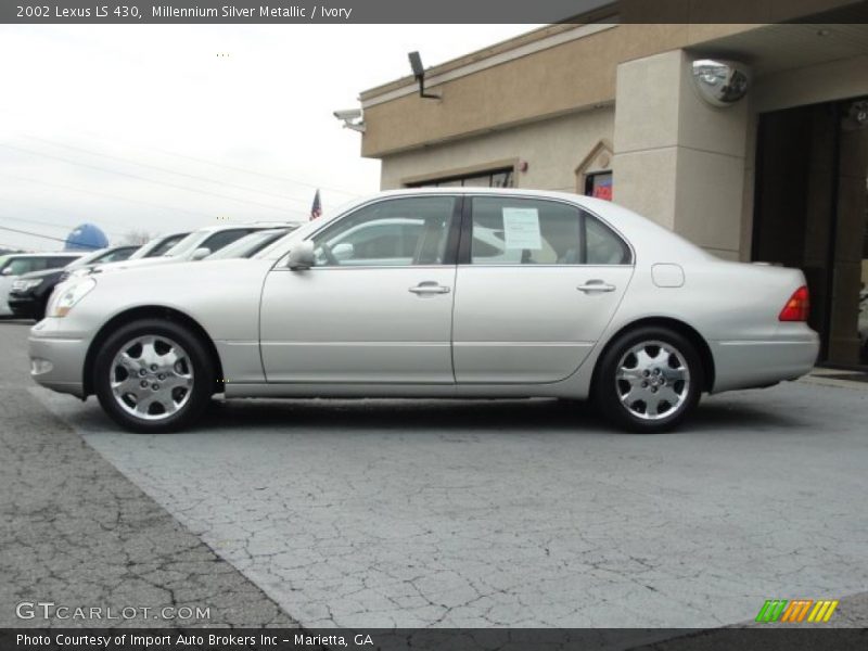 Millennium Silver Metallic / Ivory 2002 Lexus LS 430