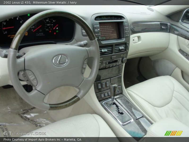 Millennium Silver Metallic / Ivory 2002 Lexus LS 430