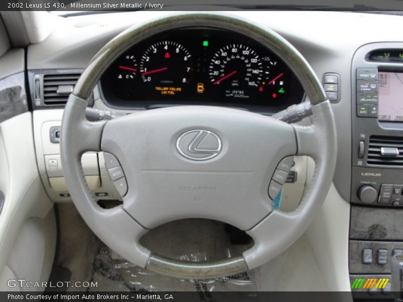 Millennium Silver Metallic / Ivory 2002 Lexus LS 430
