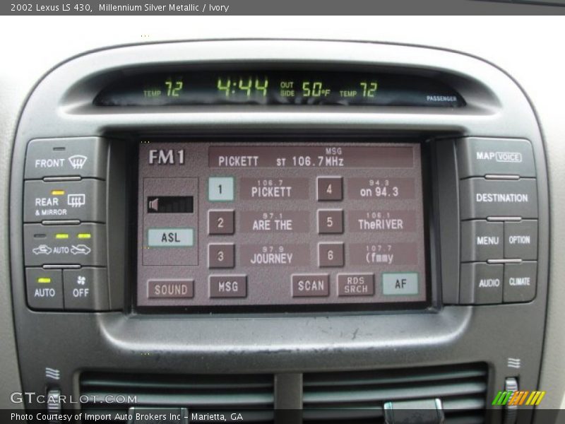 Millennium Silver Metallic / Ivory 2002 Lexus LS 430