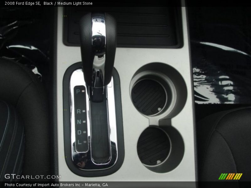 Black / Medium Light Stone 2008 Ford Edge SE