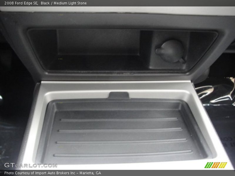 Black / Medium Light Stone 2008 Ford Edge SE