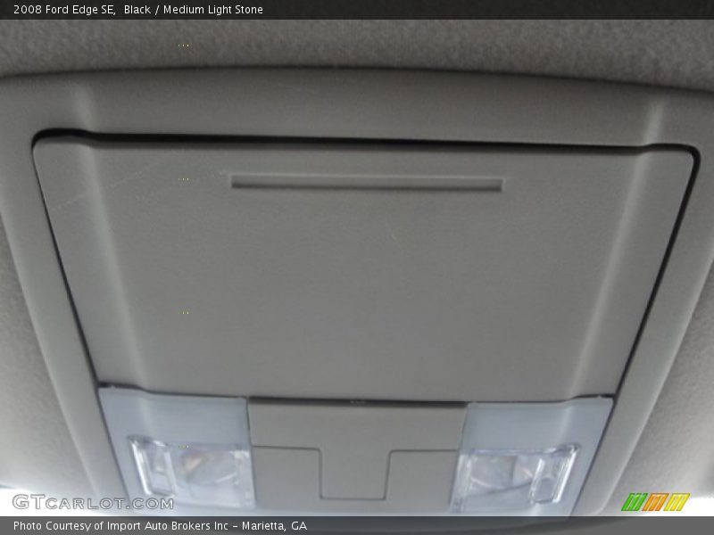 Black / Medium Light Stone 2008 Ford Edge SE