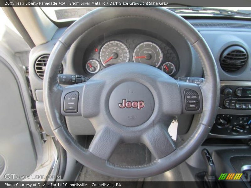 Bright Silver Metallic / Dark Slate Gray/Light Slate Gray 2005 Jeep Liberty Renegade 4x4