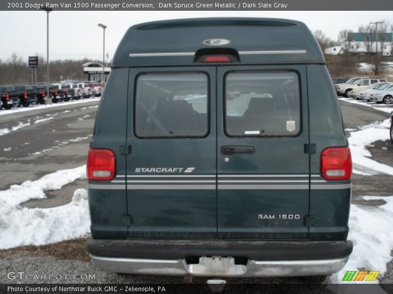 Dark Spruce Green Metallic / Dark Slate Gray 2001 Dodge Ram Van 1500 Passenger Conversion