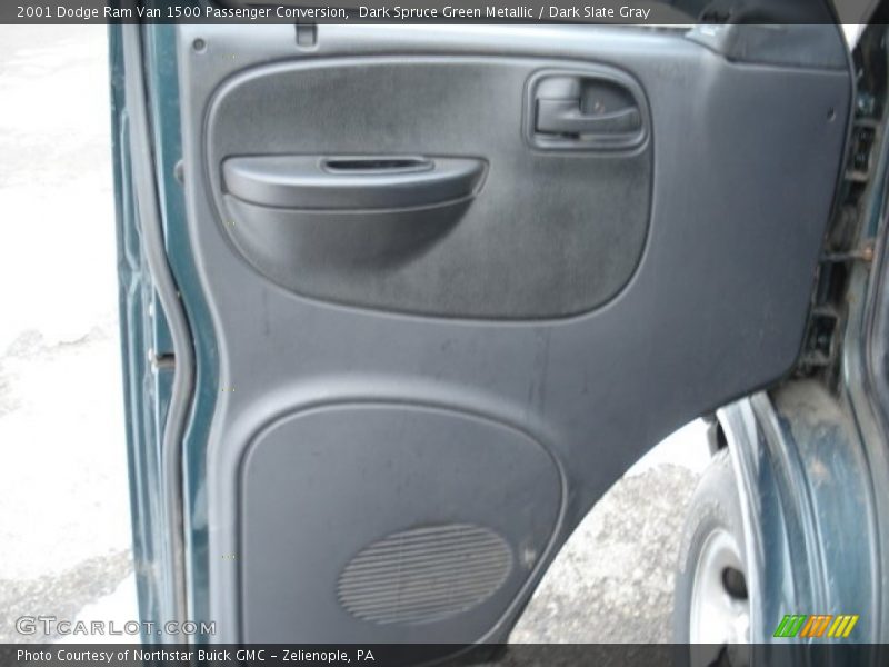 Dark Spruce Green Metallic / Dark Slate Gray 2001 Dodge Ram Van 1500 Passenger Conversion