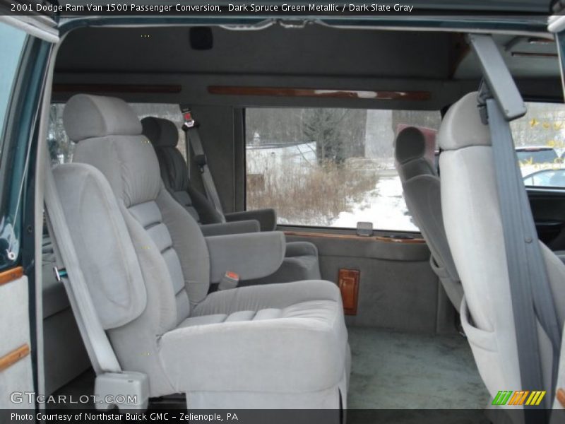 Dark Spruce Green Metallic / Dark Slate Gray 2001 Dodge Ram Van 1500 Passenger Conversion