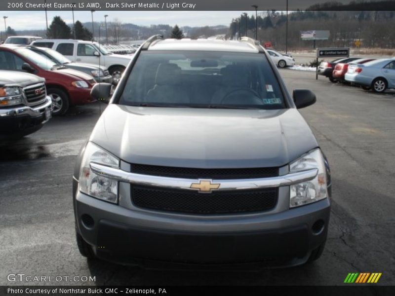 Dark Silver Metallic / Light Gray 2006 Chevrolet Equinox LS AWD