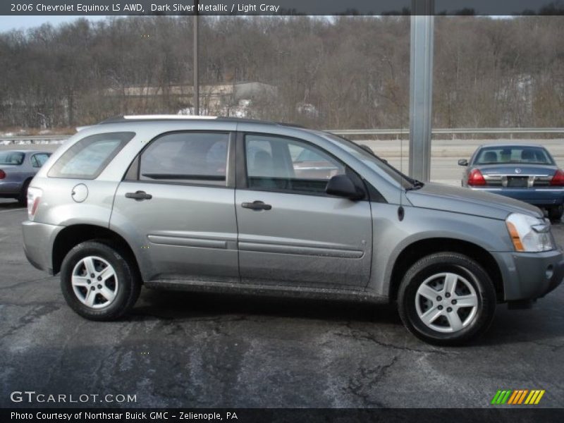 Dark Silver Metallic / Light Gray 2006 Chevrolet Equinox LS AWD