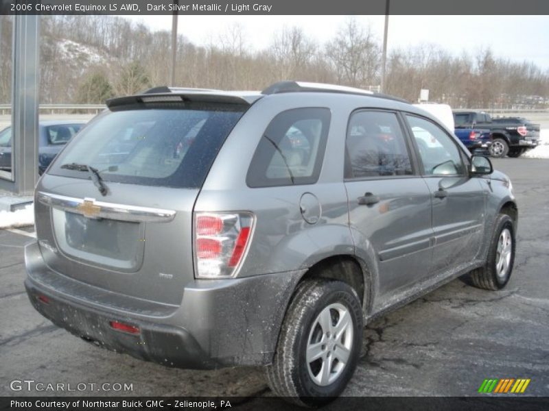 Dark Silver Metallic / Light Gray 2006 Chevrolet Equinox LS AWD