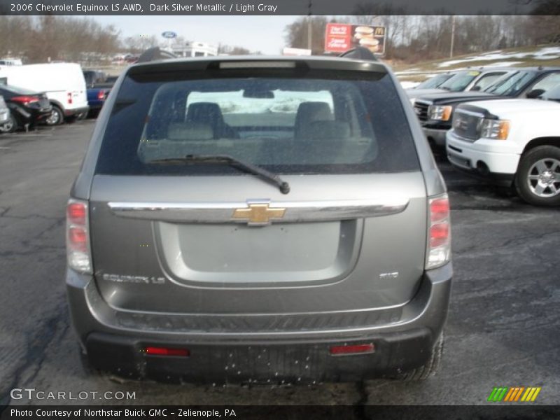 Dark Silver Metallic / Light Gray 2006 Chevrolet Equinox LS AWD
