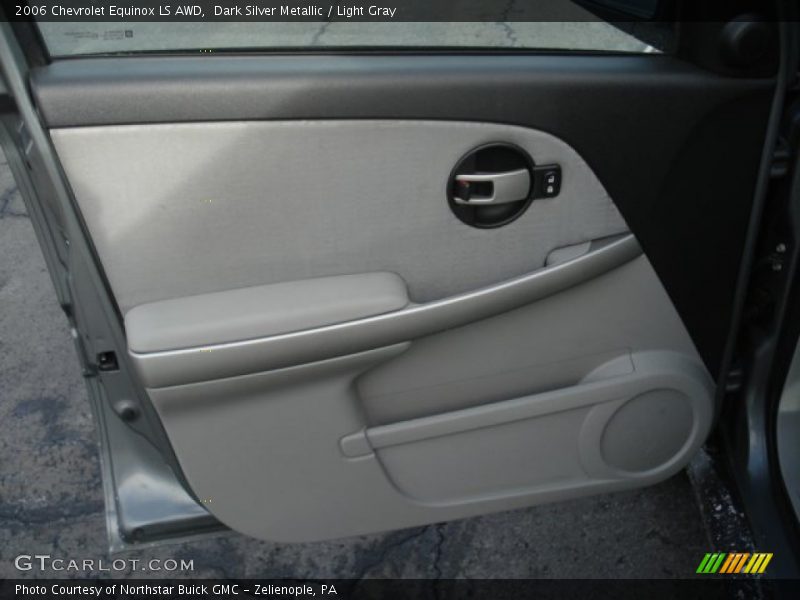 Dark Silver Metallic / Light Gray 2006 Chevrolet Equinox LS AWD