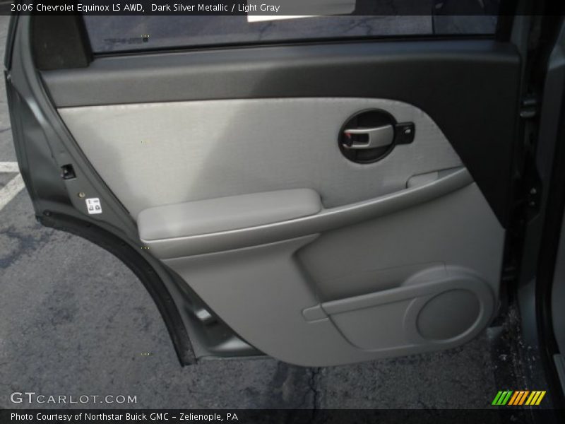 Dark Silver Metallic / Light Gray 2006 Chevrolet Equinox LS AWD