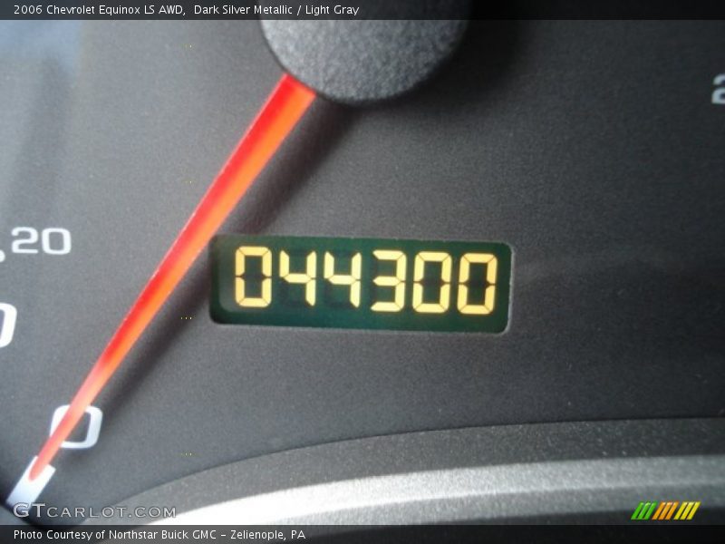 Dark Silver Metallic / Light Gray 2006 Chevrolet Equinox LS AWD