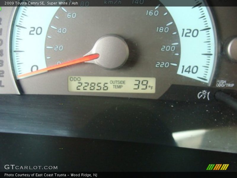 Super White / Ash 2009 Toyota Camry SE