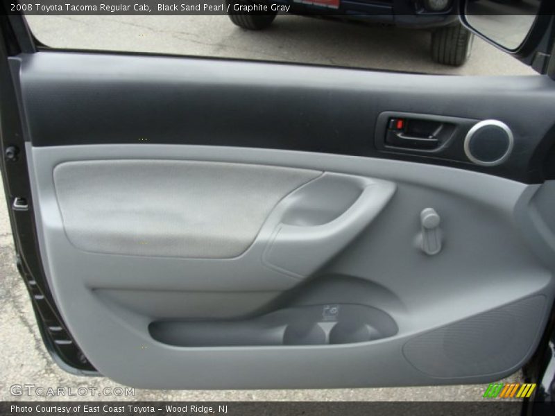 Black Sand Pearl / Graphite Gray 2008 Toyota Tacoma Regular Cab