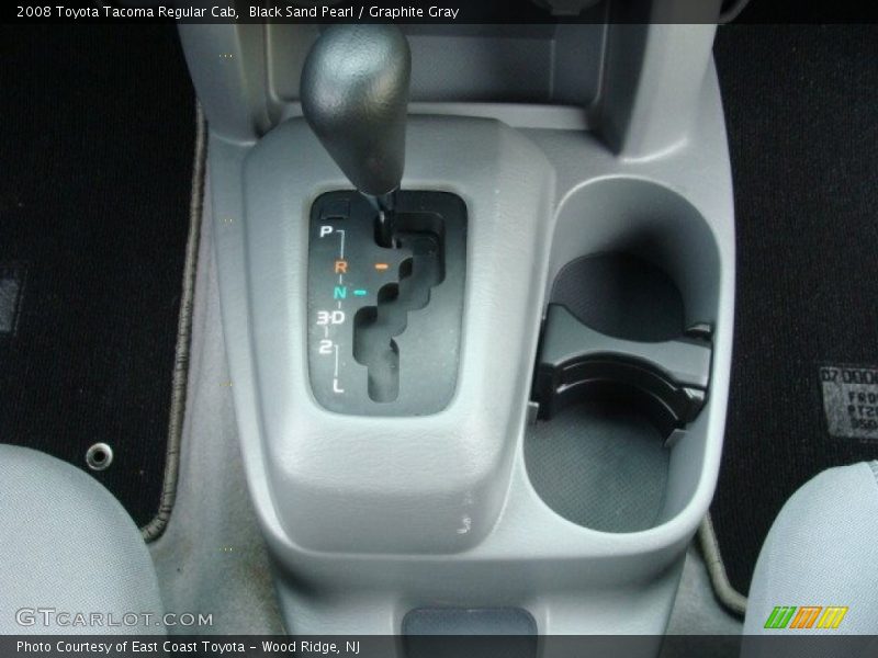 Black Sand Pearl / Graphite Gray 2008 Toyota Tacoma Regular Cab