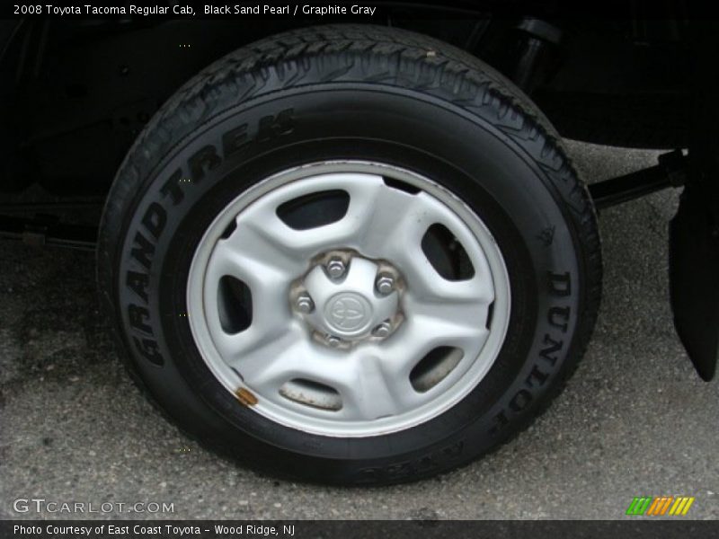 Black Sand Pearl / Graphite Gray 2008 Toyota Tacoma Regular Cab