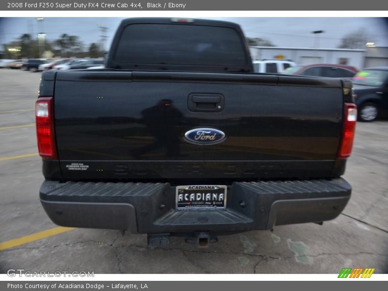 Black / Ebony 2008 Ford F250 Super Duty FX4 Crew Cab 4x4