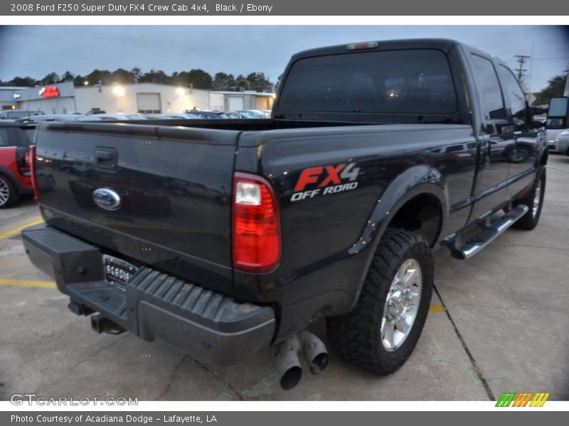 Black / Ebony 2008 Ford F250 Super Duty FX4 Crew Cab 4x4